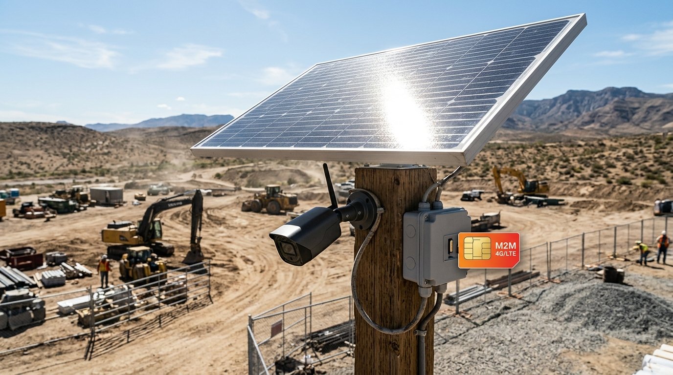 4G Solar Kamerada Maksimum Kayıt Süresi ve Veri Verimliliği İçin M2M SIM Kart Planı Nasıl Seçilir?