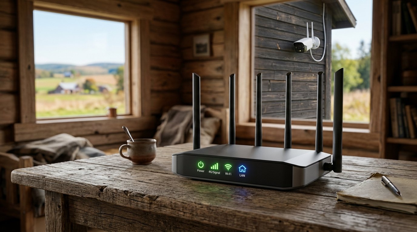 4G WiFi Router ile Güvenlik Kameralarınız Her Yerde Online