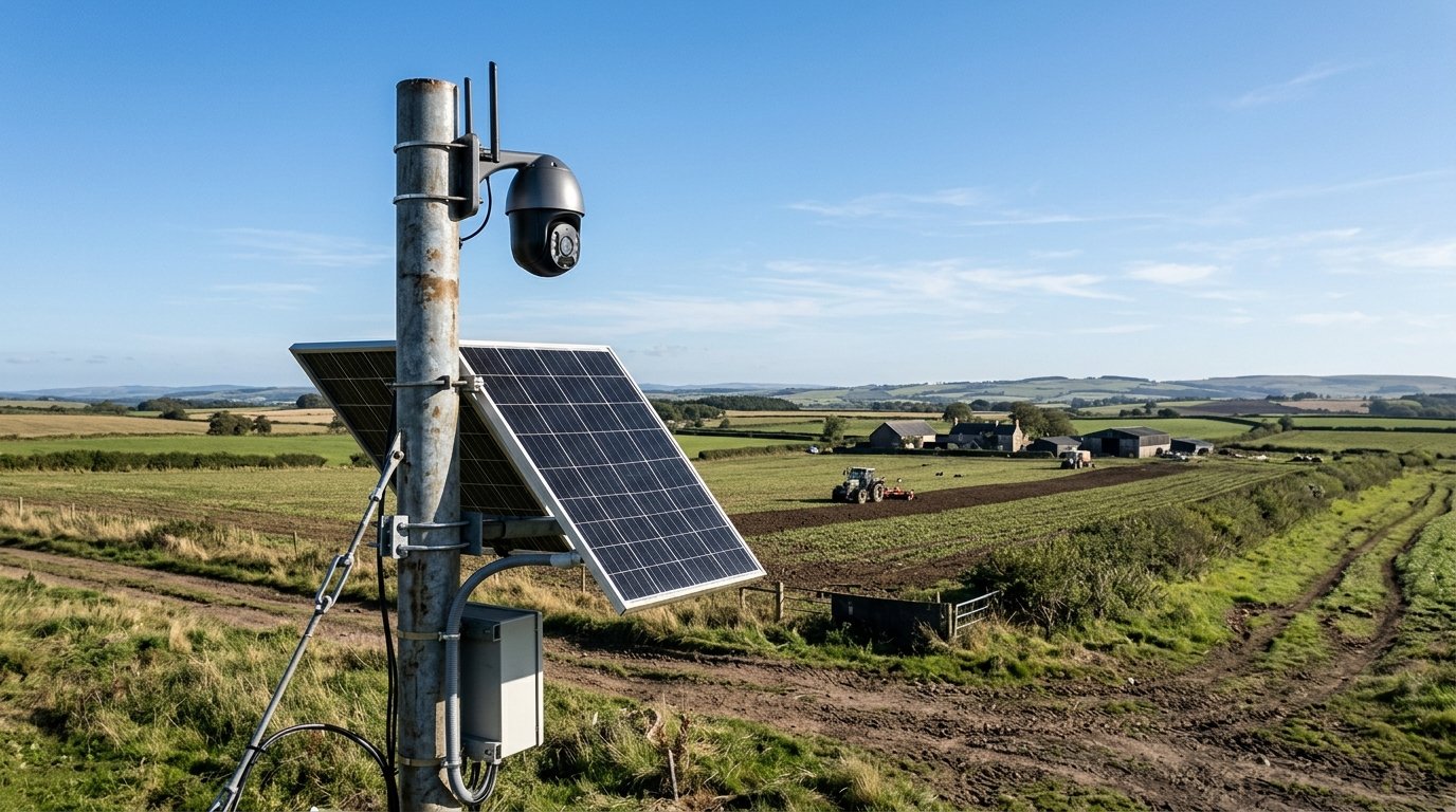 Akıllı PTZ 4G Solar Kamera: Otomatik Devriye ve Hedef Takibi