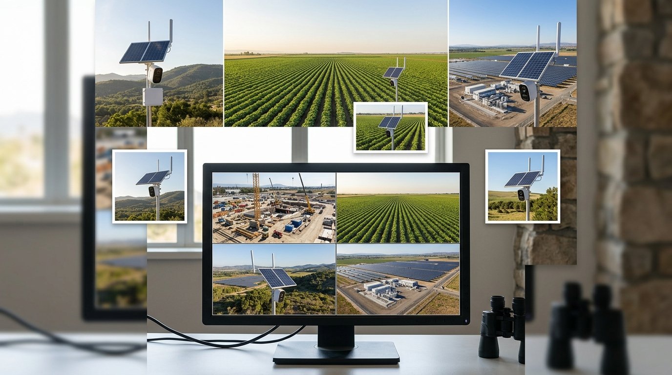 Çok Lokasyonlu İşletmeler İçin Merkezileştirilmiş 4G Solar Kamera Yönetimi: Verimlilik ve Güvenlik Stratejileri