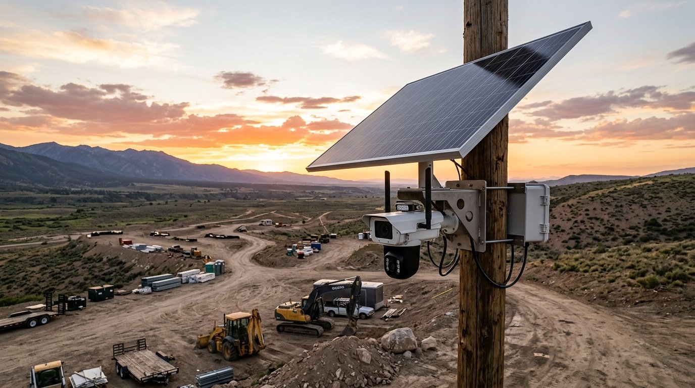 Geçici Projeler ve Mobil Saha Güvenliği İçin Longplus 4G Solar Kamera Sistemleri: Hızlı Kurulum ve Kolay Taşıma Rehberi