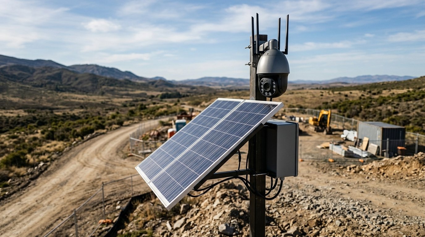 Kritik Uzak Alan Güvenliğinde 4G Solar Kamera M2M Ağ Çözümleri
