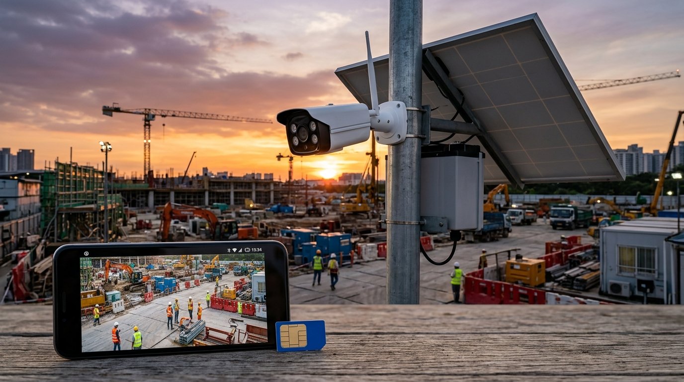 Mobil Varlıklarda ve Şantiyelerde Esnek 4G Kamera Sistemleri