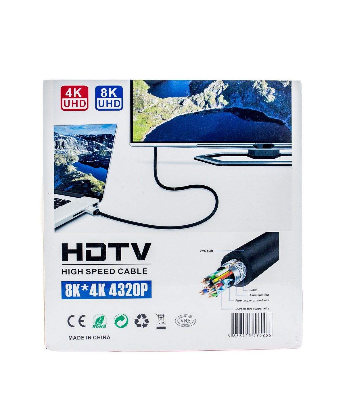 30m HDMI Kablosu | 4K@60Hz, 8K, 4K@120Hz Destekli | Altın Kaplama Konektör | Dayanıklı PVC Kaplama - görsel 2