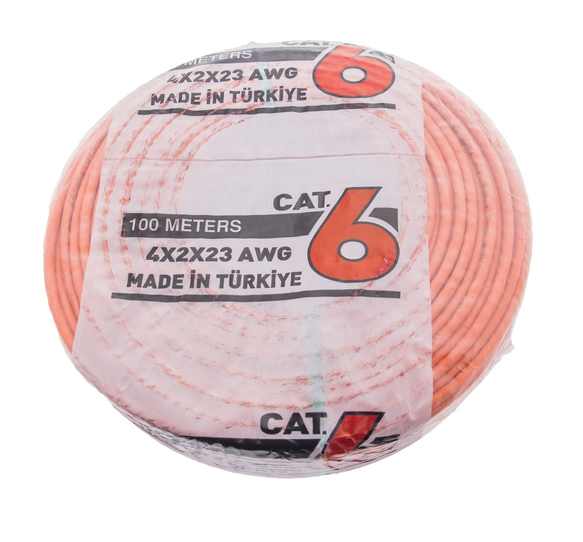 Kadraj 4X2X23 CAT6 Ethernet Kablosu - 100 Metre | Yüksek Hızlı Ağ Bağlantısı - görsel 2