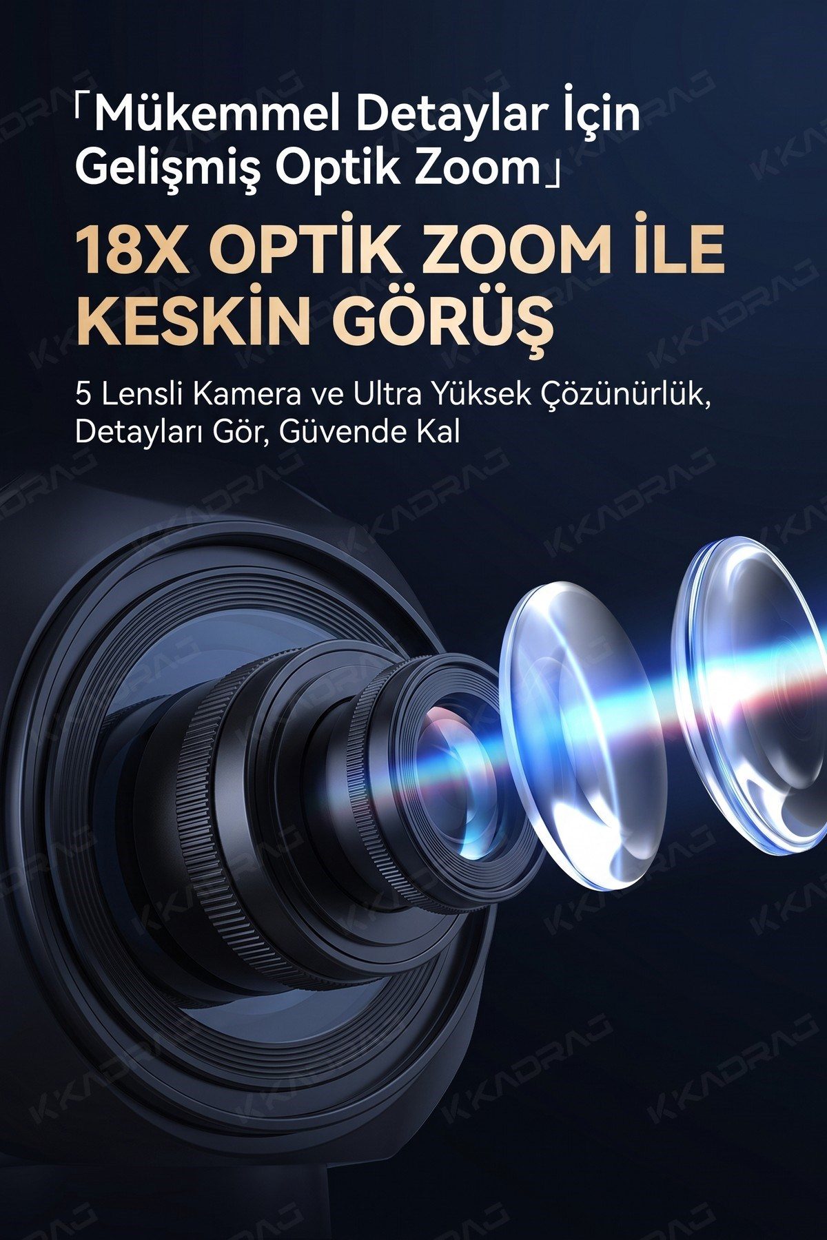 Kadraj 5 Kameralı 4G/E-SIM Destekli 18X Zoom PTZ Güneş Enerjili Profesyonel Dış Mekân Güvenlik Kamerası - görsel 15