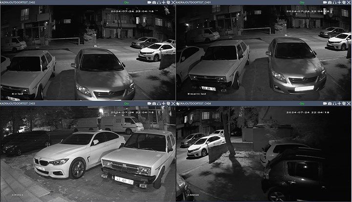 Kadraj 6 Kameralı Set 5MP Sony SecuLensli 1080P Full HD, 6 Atom LED, AHD Güvenlik Kamerası Seti, Gece Görüşlü, Metal Kasa - görsel 2