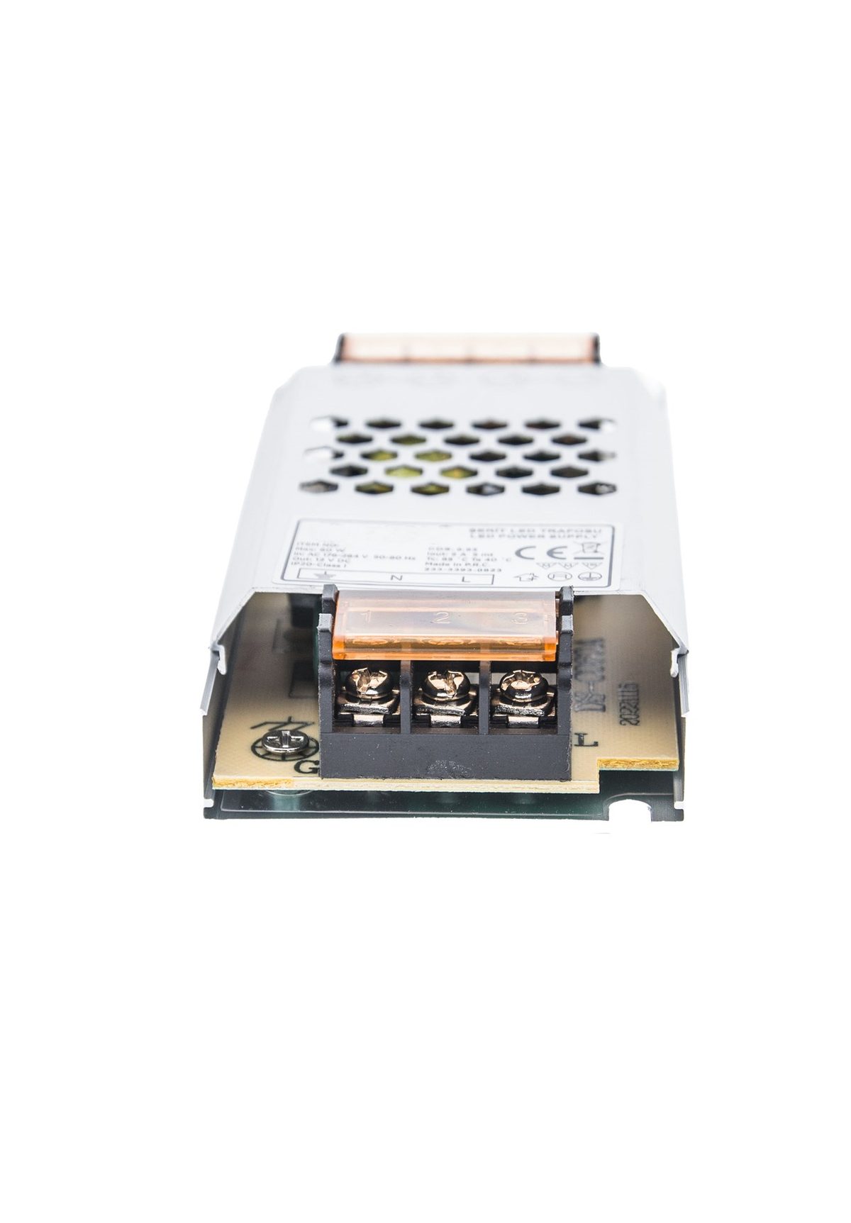 OEM 60W - 12V , 5A Güçlü LED Şerit Trafo - Geniş Gerilim Aralığı, IP20 Koruma Sınıfı - görsel 3