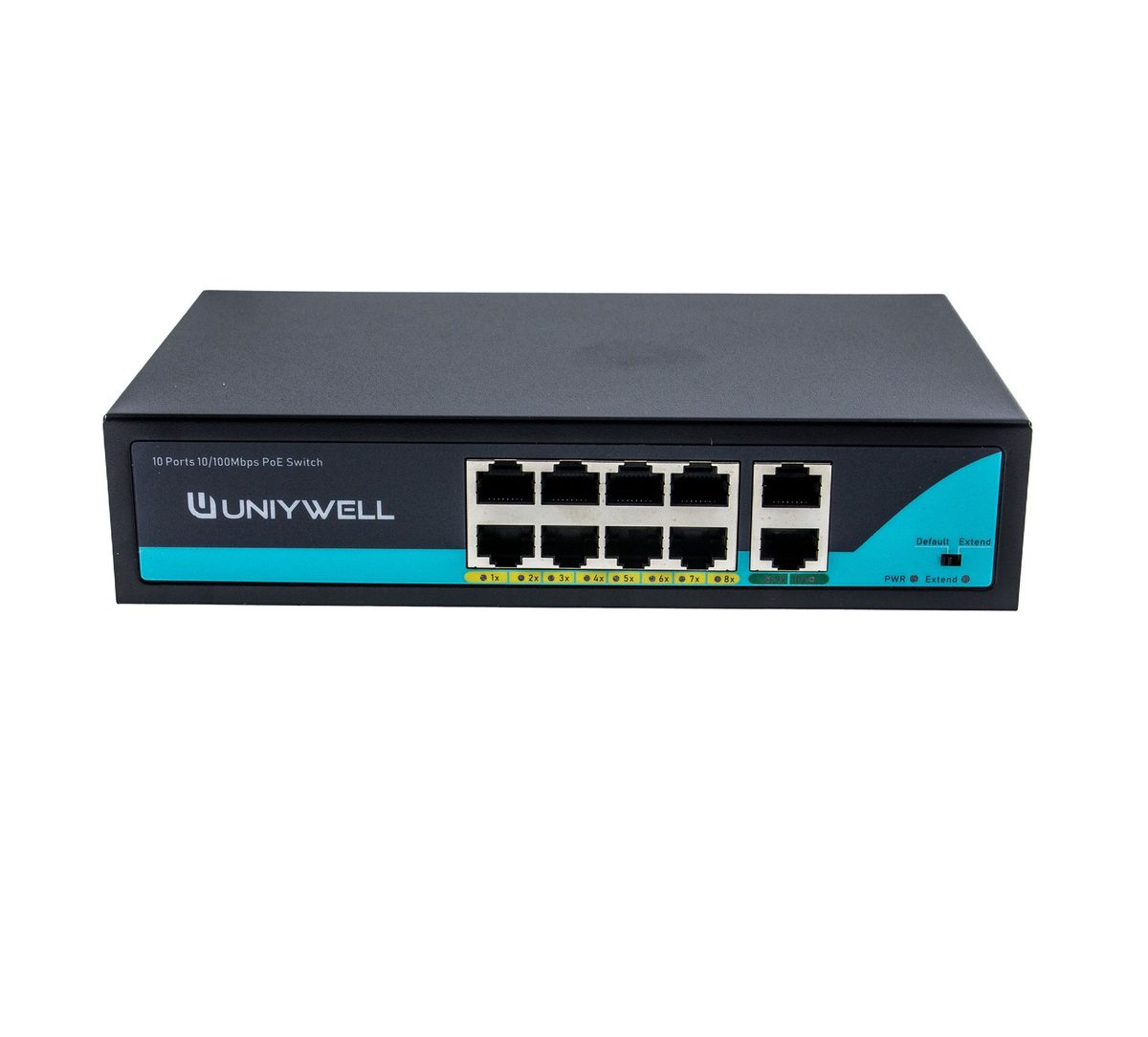 UNIYWELL 8 Port 10/100Mbps PoE Switch & 1000 Mbps Uplink UNIYWELL - görsel 2