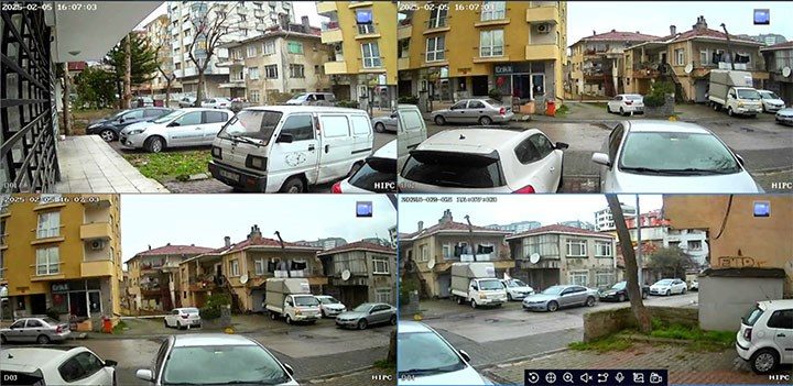 Kadraj IP Kamera - Kadraj 3.6MM , IR LED, H.265, ONVIF, POE Desteği, Su Geçirmez, Gece Görüş , İç Ve Dış Mekan Uyumlu - görsel 3