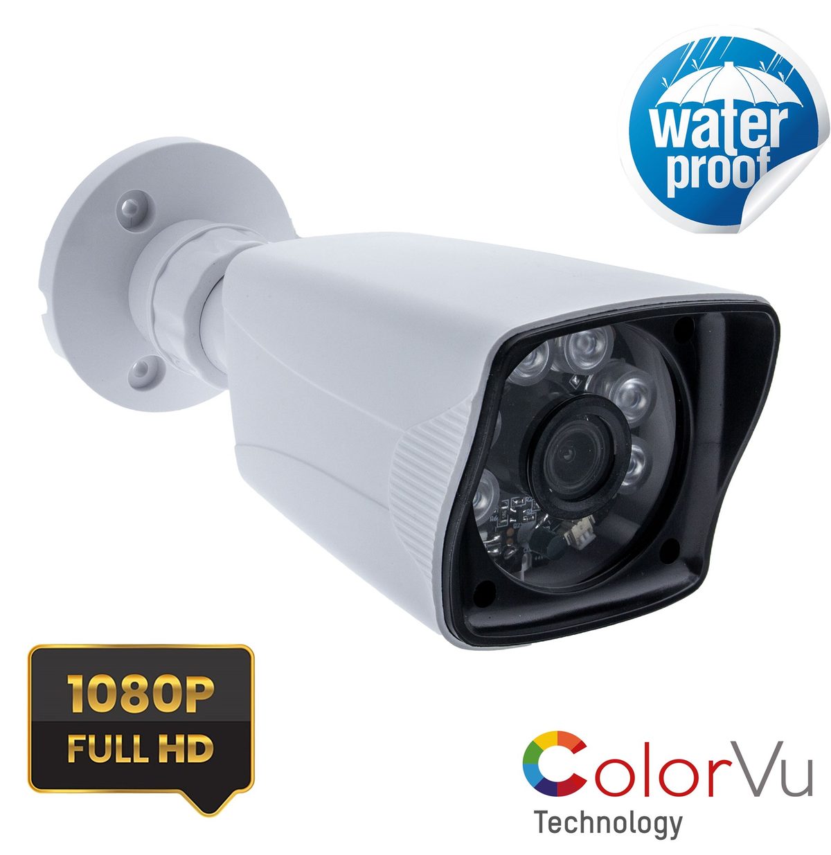 Kadraj Kadraj 5MP Sony SecuLensli 1080P Full HD AHD 6 ATOM LED Güvenlik Kamerası - Plastik Kasa, Su Geçirmez - görsel 2