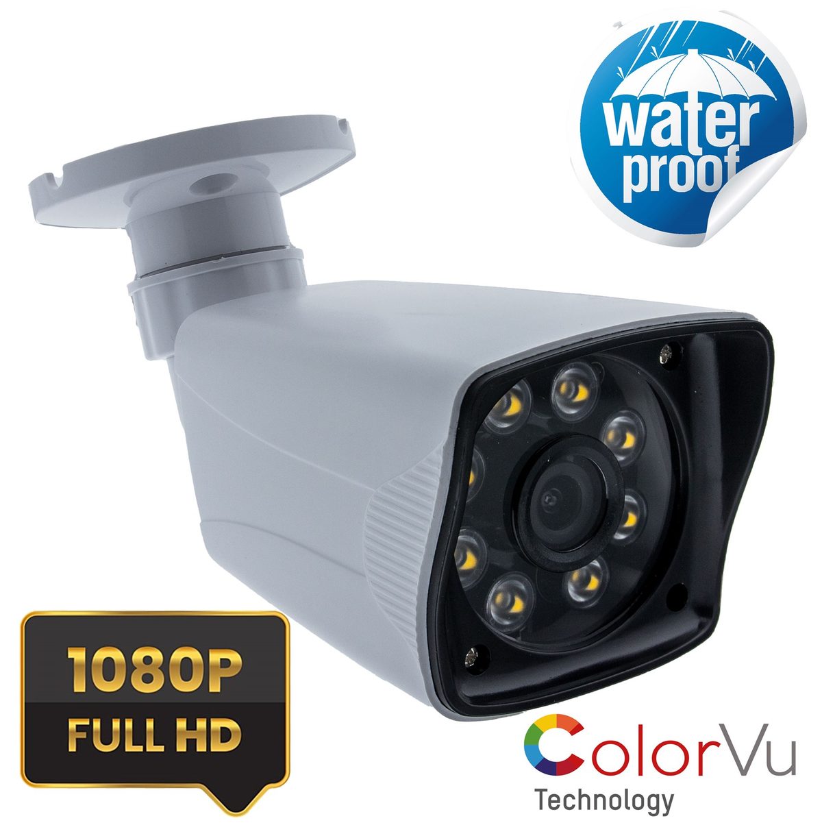 Kadraj Kadraj 5MP Sony SecuLensli 1080p Full HD AHD Güvenlik Kamerası - Gece Görüşlü, 8 Ultra Warm Led, Colorvu Teknolojisi, Plastik Kasa - görsel 2