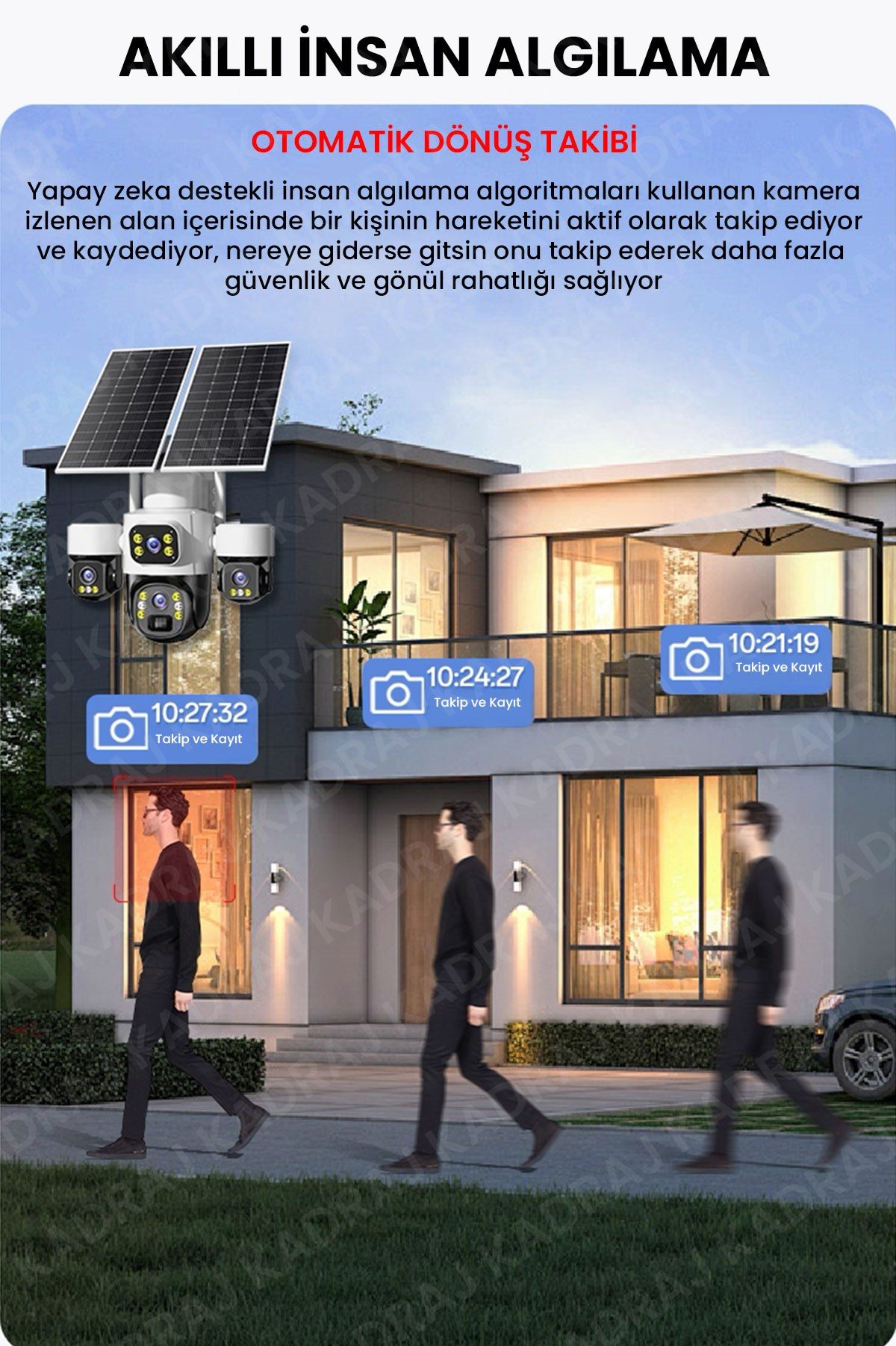 Kadraj Kadraj X34B – 4 Kameralı, 4G Sim Kartlı, 2 Solar Panel Destekli, 50GB Türk Telekom M2M Hat Hediyeli - görsel 8