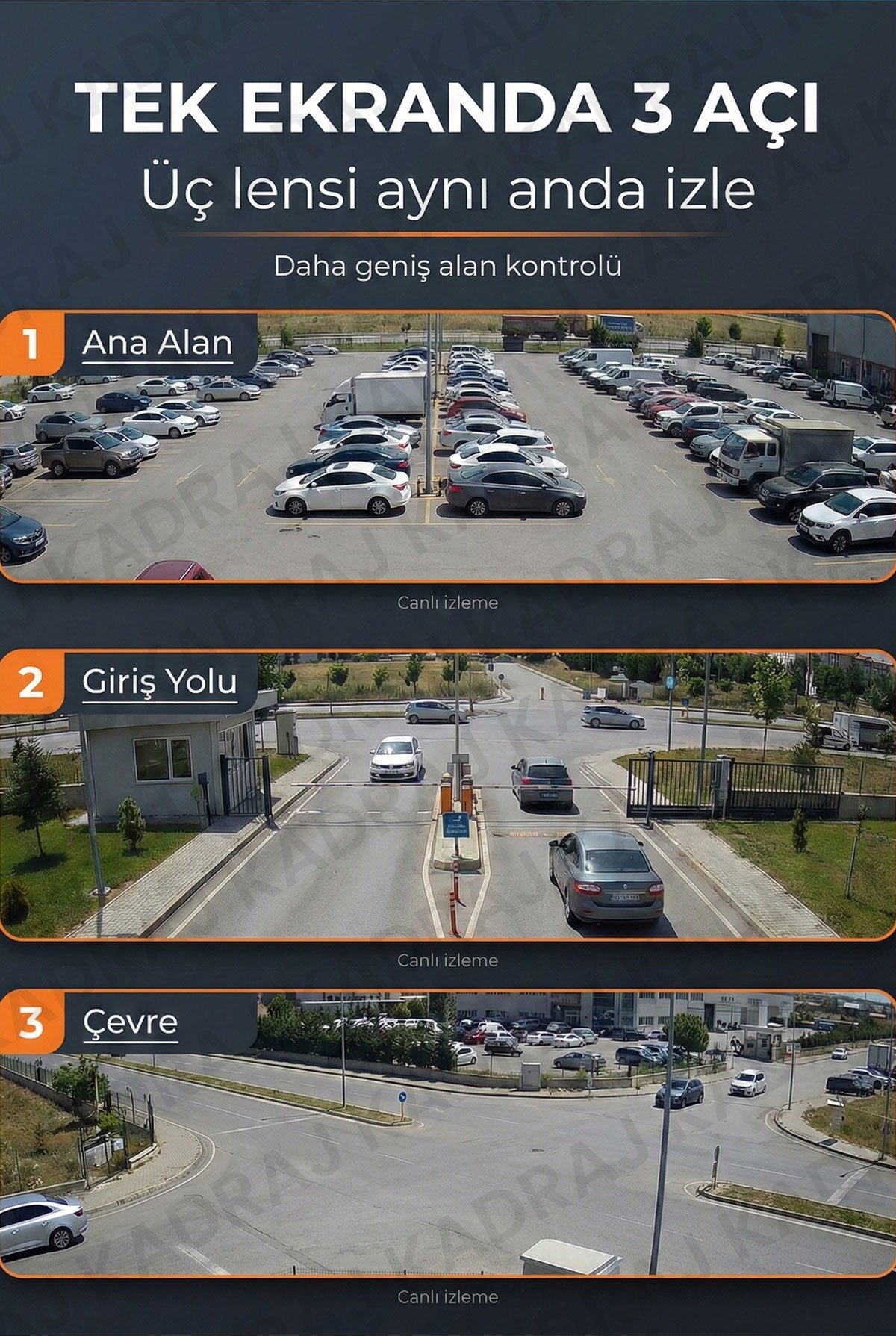 Kadraj Polis Çakarlı WIFI Kamera , Dahili Batarya , Solar Panel , Sesli Konuşma , Alarm , Okam Uygulama - görsel 5