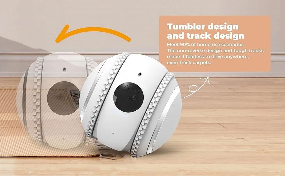 Kadraj Smart PET Robot Kedi Köpek Kamerası - Evcil Hayvan Kamerası - görsel 2