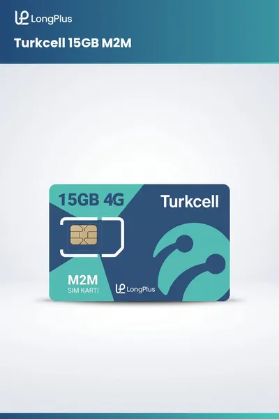 Longplus IoT ve güvenlik kameralarıyla uyumlu Turkcell 15GB M2M veri hattı