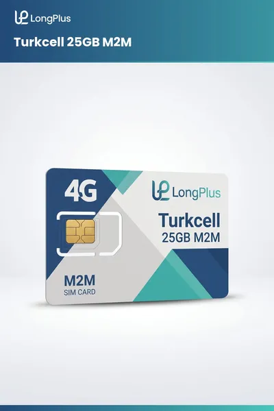 Longplus 4G güvenlik kameraları ve IoT uyumlu Turkcell 25GB M2M data hattı