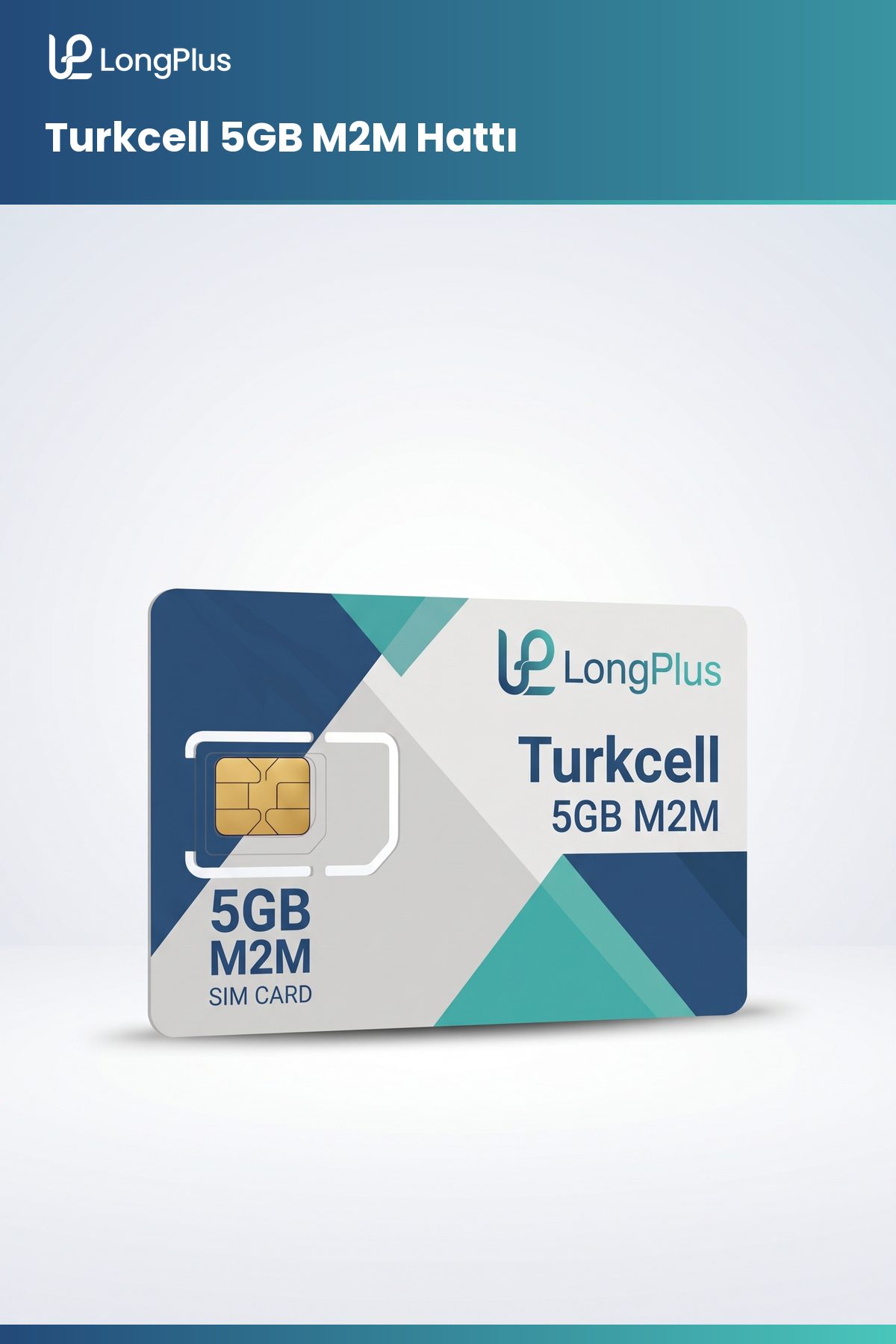 Longplus Turkcell 5GB M2M hattı 4G ve LTE destekli IoT veri sim kartı