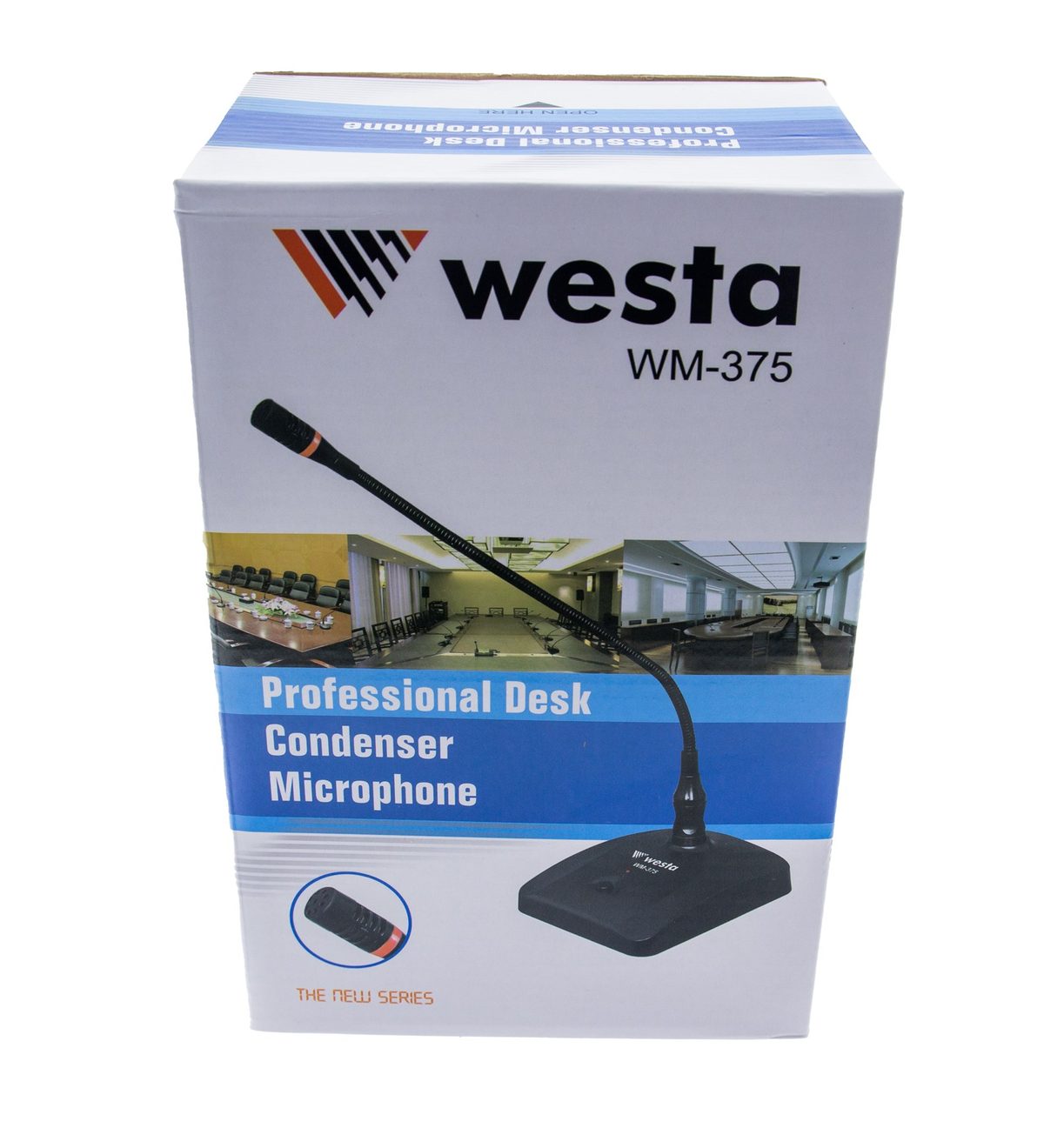 Westa Westa WM-375 Profesyonel Condenser Mikrofon - 5m Kablo, DC 3V AA Güç Kaynağı, Yüksek Hassasiyet