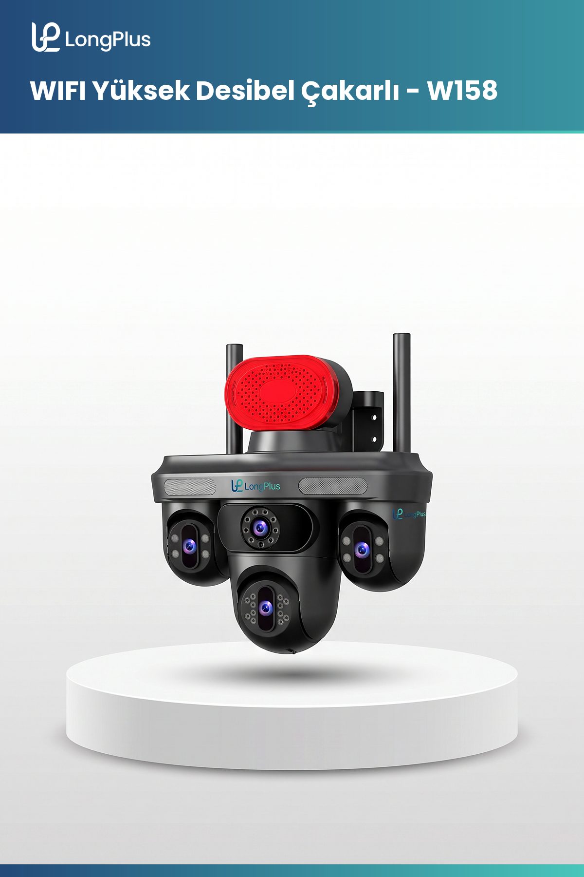 Longplus WIFI Yüksek Desibel Çakarlı - W158 — Stand (podyum)
